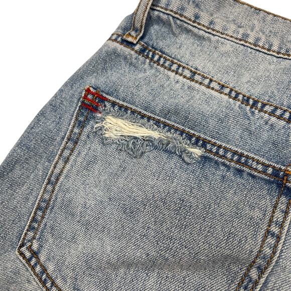 BDG Cowboy Jean Distressed Denim Size 27 Urban Outfitters Hi Waist Straight - Picture 9 of 11